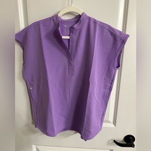 FIGS Lilac Dawn Rafaela Scrub Top